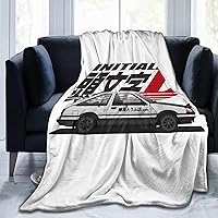 Anime Initial D Blanket Ultra Soft Micro Fleece Air Conditioner for Bed Couch Living Room Decoration 50