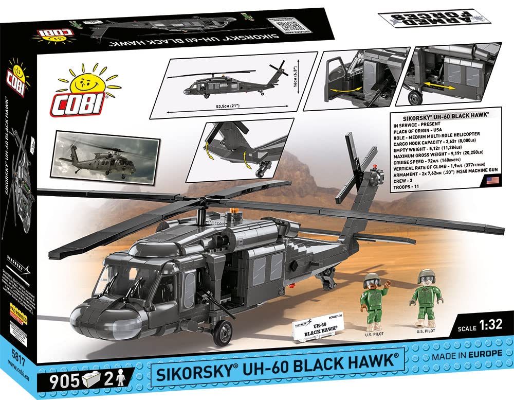 COBI 893 Pcs Armed Forces /5817/ Sikorsky Black Hawk