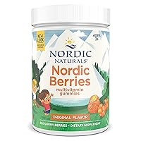 Nordic Berries, Citrus - 200 Gummy Berries - Great-Tasting Multivitamin for Ages 2+ - Growth, Development, Optimal Wellness - Non-GMO, Vegetarian - 50 Servings