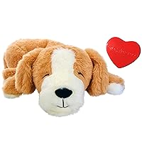 Puppy Heartbeat Toys Calming Separation Anxiety Relief Toys for Dogs Heartbeat Simulator in a Soft Comforting Pillow Pet Plush