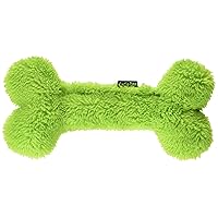 Duraplush Medium Bone: Sqeakerless Eco-Friendly and Durable Toy for Dogs | Perfect for Fetch and Tug-of-War Play | Made in USA
