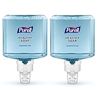PURELL Brand HEALTHY SOAP Gentle and Free Foam, Fragrance Free, 1200 mL Refill for PURELL ES8 Automatic Soap Dispenser (Pack of 2) - 7772-02 - Manufactured by GOJO, Inc.