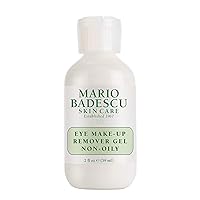 Mario Badescu Eye Makeup Remover Gel Ideal for Combination or Oily Skin Lightweight, Non-Greasy Waterproof Eye Make Up Cleanser Formulated with Safflower Seed Oil