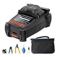 VEVOR Fiber Fusion Splicer 6 Motors, Core Alignment Fiber Optic Fusion Splicer with 4