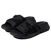 Cole Haan Men's 4.Zerogrand Multi Strap Slide Sandal, Black, 10