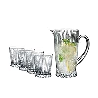 Riedel Cold Drinks Pitcher and tumblers, 10 oz, Clear