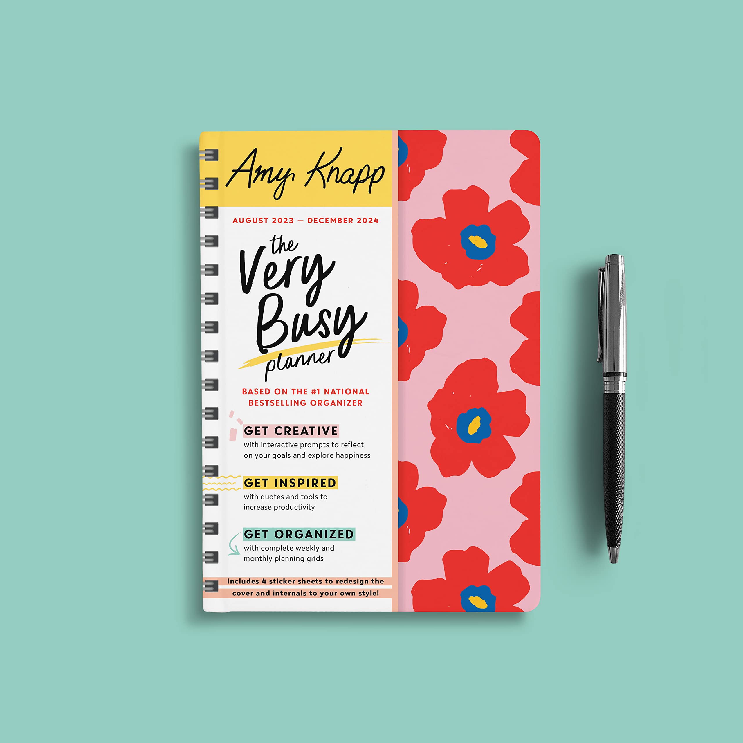 2024 Amy Knapp's The Very Busy Planner: 17-Month Weekly Organizer for Women (Includes Stickers, Student Planner, Family Planner, Thru December 2024) (Amy Knapp's Plan Your Life Calendars)