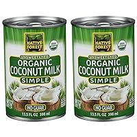 Native Forest Coconut Milk Simple, 13.5 oz (Pack of 2)
