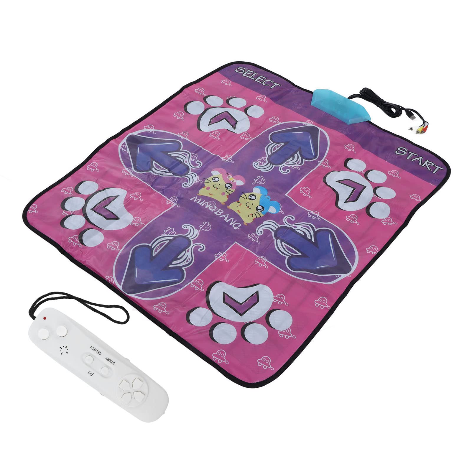 Pilipane Dance Mat,for 3 4 5 6 7 8 9 10 Year Old Girls Birthday Gifts,Dance Pad with LED Lights,Built in Music,HD AV Interface,Dance Game Toy Gift for Kids Girls Boys Birthday
