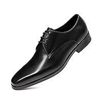 FRASOICUS Mens Oxford Shoes Genuine Leather Dress Shoes