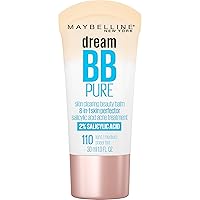Dream Pure Skin Clearing BB Cream, 8-in-1 Skin Perfecting Beauty Balm With 2% Salicylic Acid, Sheer Tint Coverage, Oil-Free, Light/Medium, 1 Count