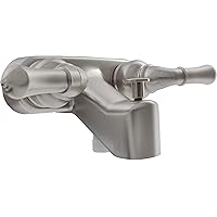 Dura Faucet DF-SA110C-SN RV Tub & Shower Faucet Valve Diverter with Classical Handles (Brushed Satin Nickel)