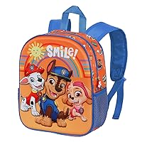 Paw Patrol Paweome-Small 3D Backpack, Orange, Orange, One Size, Small 3D Backpack Paweome
