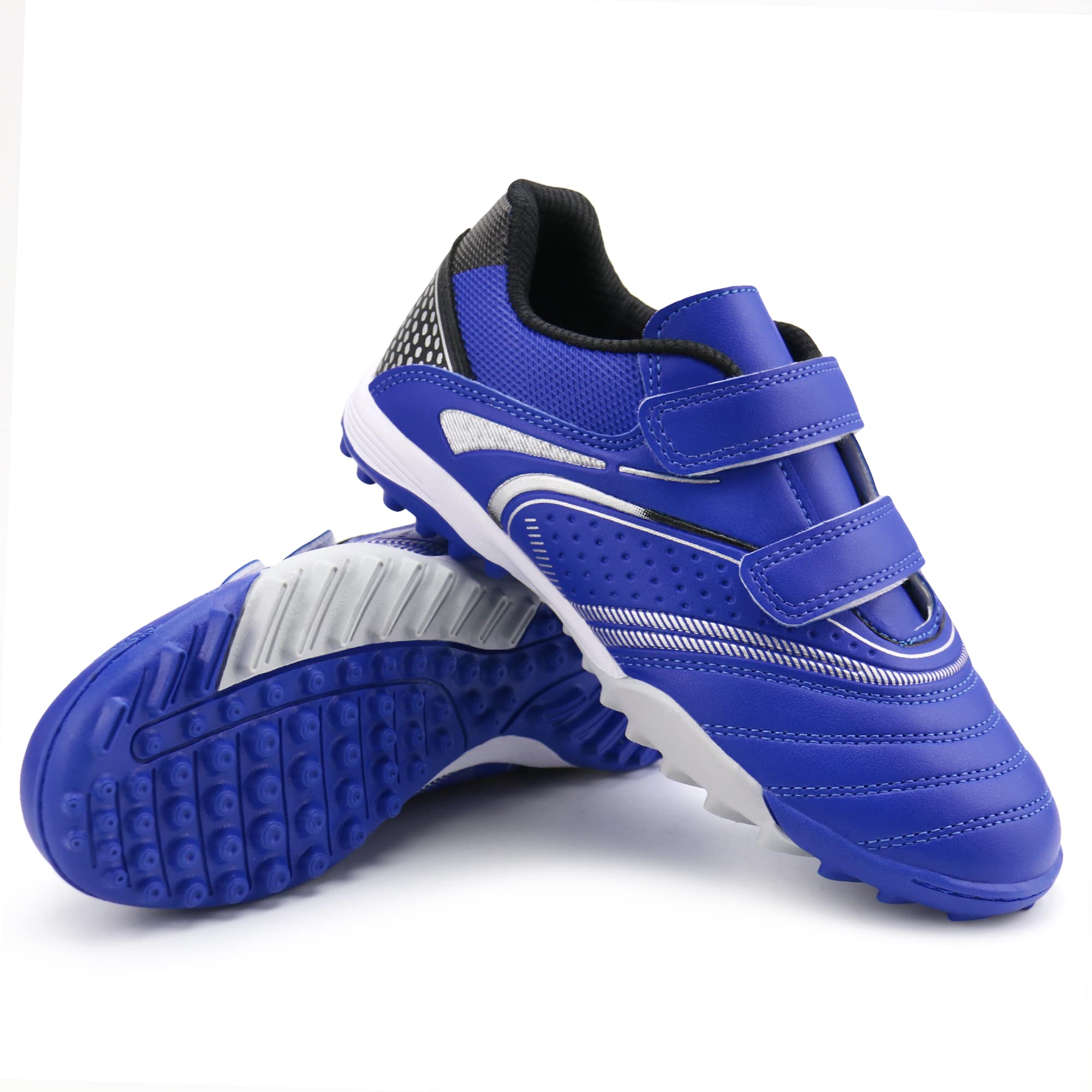 firelli Kids Athletic Indoor Soccer Cleats Boys Girls Comfortable Football Shoes