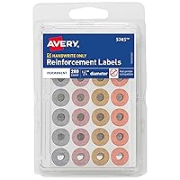 Avery Reinforcement Labels, 1/4