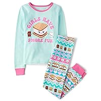 The Children's Place girls Long Sleeve Top and Pants Snug Fit