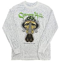 Cypress Hill Men's Fear and Loathing Long Sleeve T-Shirt Tie Dye White | Licensed Control Industry Merchandise