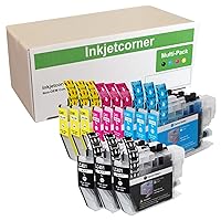 Inkjetcorner Compatible Ink Cartridges Replacement for LC401 LC-401 for use with MFC-J1010DW MFC-J1170DW MFC-J1012DW (3 Black, 3 Cyan, 3 Magenta, 3 Yellow - 12-Pack)