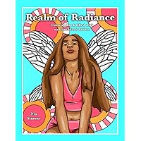 Real of Radiance: Coloring Book Filled With Radiant Black Fairies