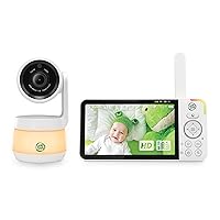 LeapFrog LF925HD Baby Monitor with Camera and Audio,1080p WiFi Remote Access Baby Monitor, 360° Pan & Tilt Camera, 8X Zoom, 5” 720p HD Display, Color Night Light &Vision, Two-Way Talk