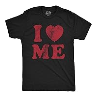 Mens I Love Me Tshirt Funny Self Love Valentine's Day Single Tee