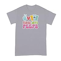 Peace Love Peeps Shirt Funny Easter Tshirt Cute T-Shirt