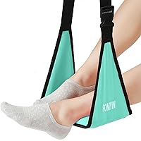 Airplane Footrest with No Feet Clashing Support Design, Portable Travel Foot Hammock to Relax Your Feet, Memory Foam Plane Foot Rest to Relieve Feet Soreness - Long Flights Essentials