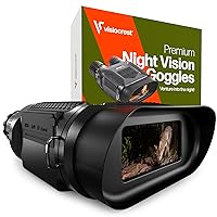 Night Vision Binoculars, Night Vision Goggles with 8X Digital Zoom, Night-Vision for Nighttime Hunting and Surveillance, Large Display with HD Photos and Video Capture 64 GB Memory Card