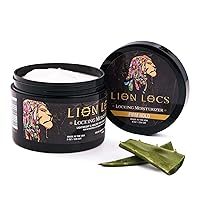 Lion Locs Hair Locking Dreads Moisturizer for Dreadlocks, Locks, Microlocs, Interlocks, Braidlocks, Braids, Fauxlocs, Twistlocks, or Sisterlocks (8oz) (Firm)