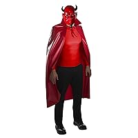 Rubie's Men's Scream Queens Red Devil Mask and Cape Set