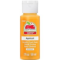 Apple Barrel Acrylic Paint in Assorted Colors (2 oz), 20764, Apricot
