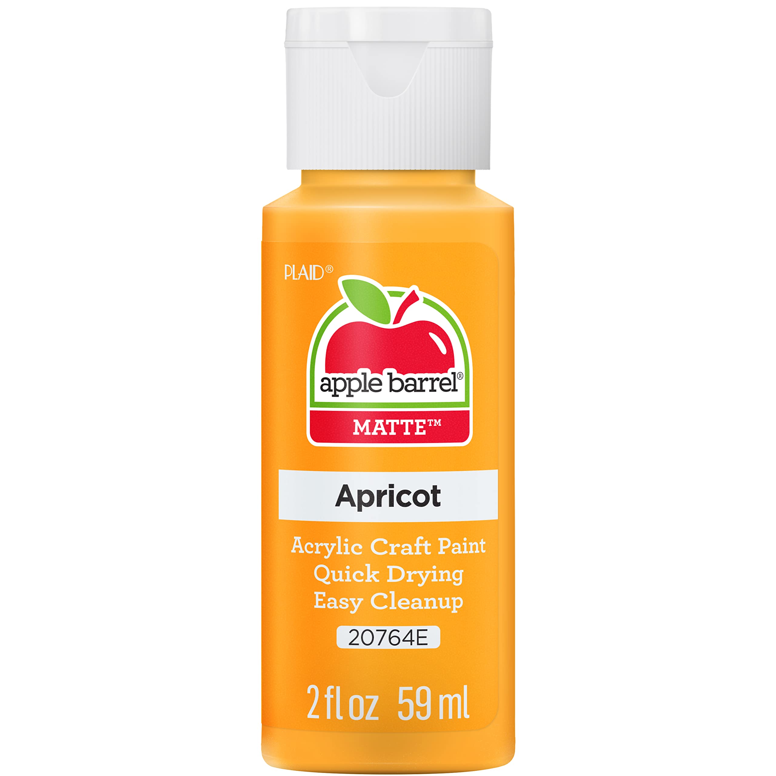 Apple Barrel Acrylic Paint in Assorted Colors (2 oz), 20764, Apricot