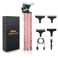 Ufree Hair Trimmer for Women, Bikini Trimmer Electric Razors Shaver for Women Grooming, Waterproof Hair Clippers Hair Cutting Kit, Gifts for Women (Rose Gold)