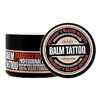 Balm Tattoo Dragons Blood Butter | Tattoo Aftercare | Cream Soothes Discomfort | Reduces Bleeding and Swelling | 100% Natural | Vegan Friendly | 250 gram | Professional tattoo | Micropigmentation