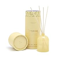 Paddywax Petite Collection Scented Oil Reed Diffuser, Mini - 1.5-Ounce, Yellow-Meyer Lemon