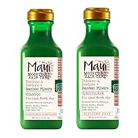 Maui Moisture Thicken & Restore + Bamboo Fibers Strengthening Shampoo to Soften Transitioning with Thicken & Restore + Bamboo Fibers Strengthening Conditioner to Soften Transitioning