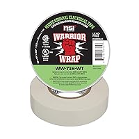 NSI WW-716-WT WarriorWrap General 7 mil Vinyl Electrical Tape, 3/4