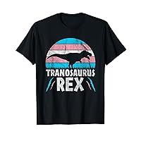 Tranosaurus - T-Rex Gay Transexual Trans Flag Pride Dinosaur T-Shirt