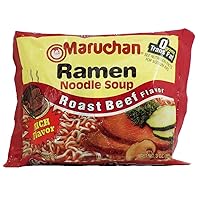 Maruchan ROAST BEEF FLAVOR Ramen Noodle Soup 3oz (12 pack)