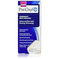 PanOxyl Pm Overnight Spot Patches With Advanced Hydrocolloid Healing Technology, 40 Count (Pack of 3)