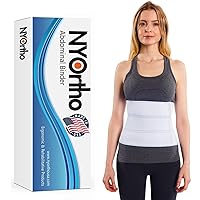 NYOrtho Abdominal Binder Lower Waist Support Belt - Compression Wrap for Men and Women MADE IN USA (30