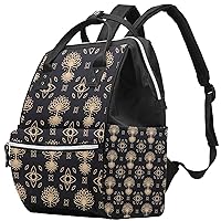 Celtic Tree Diaper Bag Backpack Baby Nappy Changing Bags Multi Function Large Capacity Travel Bag