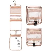 Clear Travel Bag with Tsa Approved Toiletry Bag Hanging Toiletry Bag for Women Makeup Bag Small Hanging Toiletry Bag for Men Toiletry Bags for Traveling Women Toiletries