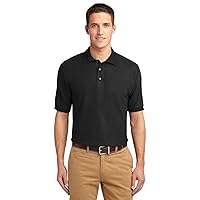 Port Authority K500 Silk Touch Polo - Black - X-Small