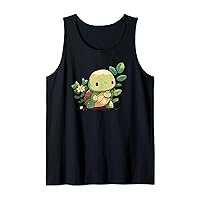 Minimalist kawaii tortoise Tank Top