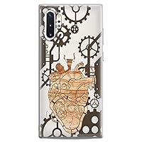 Case Compatible for Samsung A91 A54 A52 A51 A50 A20 A11 A12 A13 A14 A03s A02s Mechanical Heart Cute Clear Mechanizm Top Design Soft Manly Stylish Flexible Silicone Slim fit Print Wood Clocks