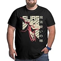 Big Tall Shirt Mens Summer Casual Crew Neck T Shirts Plus Size Breathable Tees