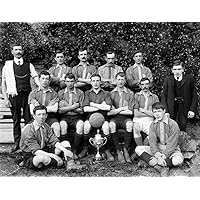 1910 White Star Football-Soccer Club, N. Ireland Vintage Photograph 8.5