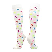 TCK Krazisox Multi-Stars Over the Calf Socks