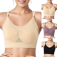 Womens Breathable Cool Lift Up Air Bra Criss-Cross Back Strappy 2024 Plus Size Cool Liftup Air Bra Sports Bra for Women